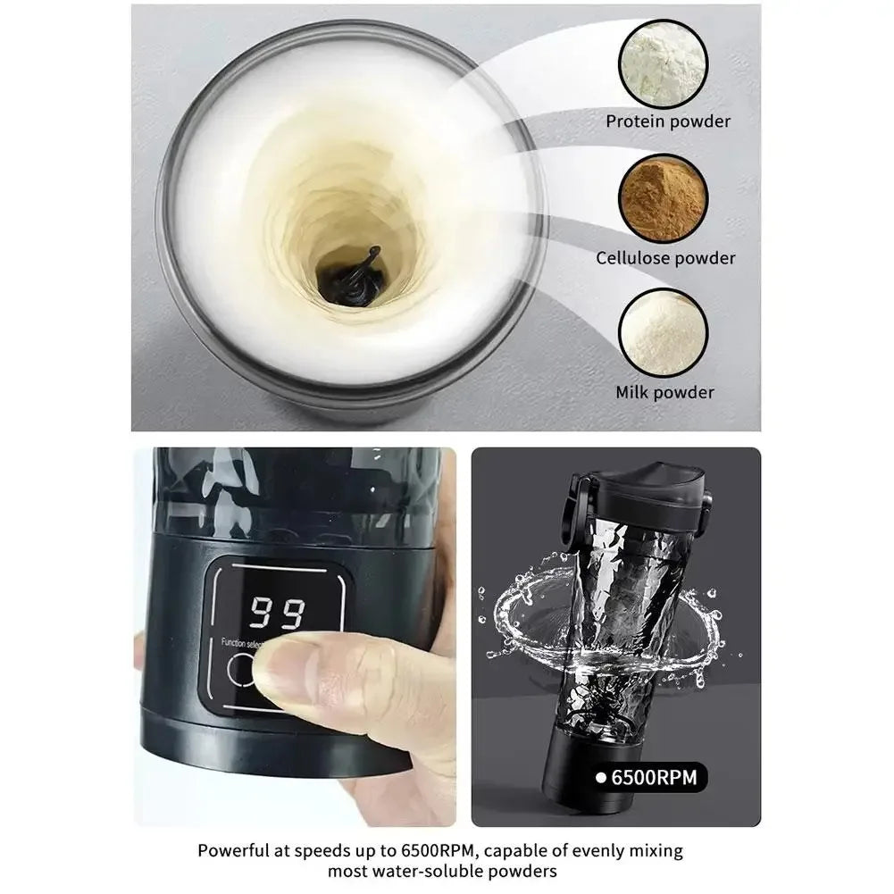 New in Auto Mixing Cup 3 Speed Power Electric Shaker Bottle for Milkshake Coffee Protein Shakes Fitness Blender Kitchen Outdoor